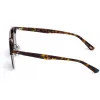 Óculos de sol unissexo WEB EYEWEAR WE0192-52V, armação em acetato Havana, lentes castanhas degradê, 49 mm