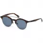 Óculos de sol unissexo WEB EYEWEAR WE0192-52V, armação em acetato Havana, lentes castanhas degradê, 49 mm