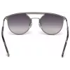 WEB EYEWEAR WE0193-08C Óculos de sol retangulares unissexo Armação de acetato Havana Lentes de policarbonato castanhas UV400