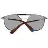 Óculos de sol WEB EYEWEAR WE0193-13808V unissexo - armação preta brilhante, lentes cinzentas fumadas, 54 mm