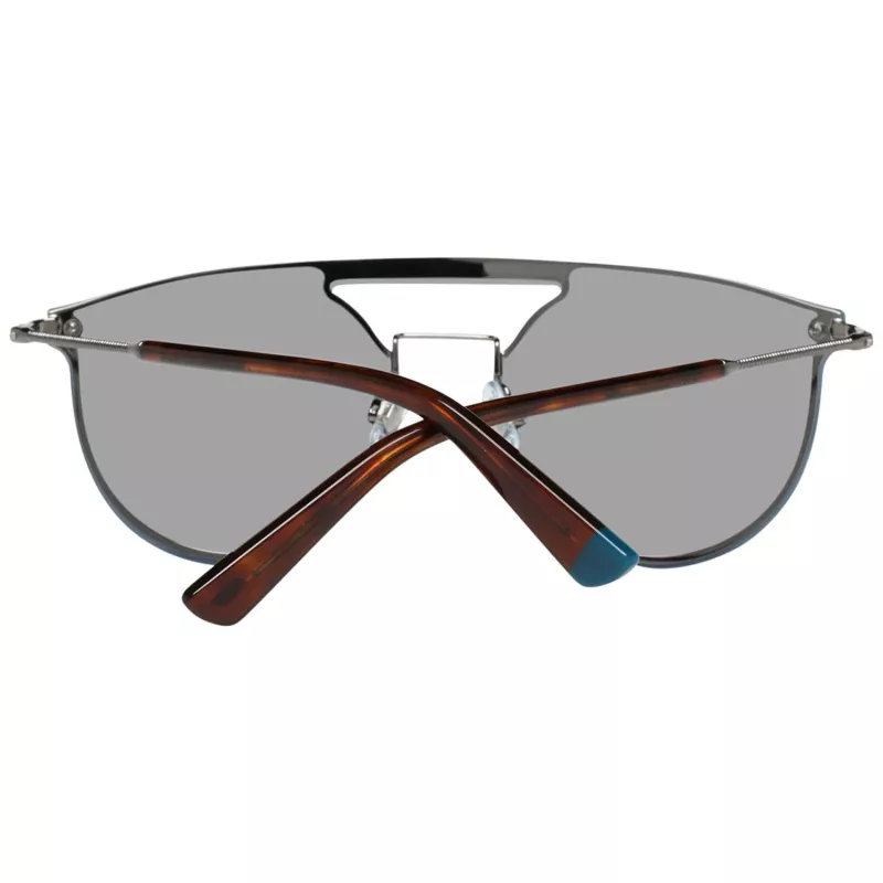 Óculos de sol WEB EYEWEAR WE0193-13808V unissexo - armação preta brilhante, lentes cinzentas fumadas, 54 mm