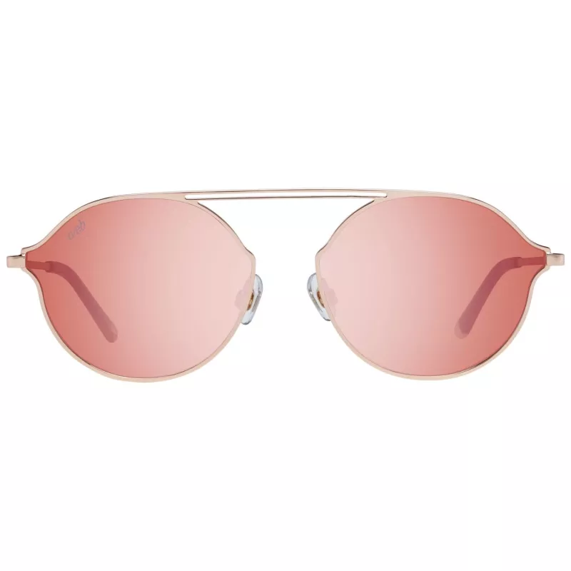 Óculos de sol quadrados unissexo WEB EYEWEAR WE0198-5734Z Havana acetato lente cinzenta degradê 57/16/145 mm