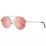 Óculos de sol quadrados unissexo WEB EYEWEAR WE0198-5734Z Havana acetato lente cinzenta degradê 57/16/145 mm
