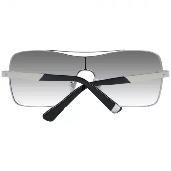 Óculos de sol unissexo WEB EYEWEAR WE0202-16C, armação preta brilhante, lentes cinzentas, 54 mm