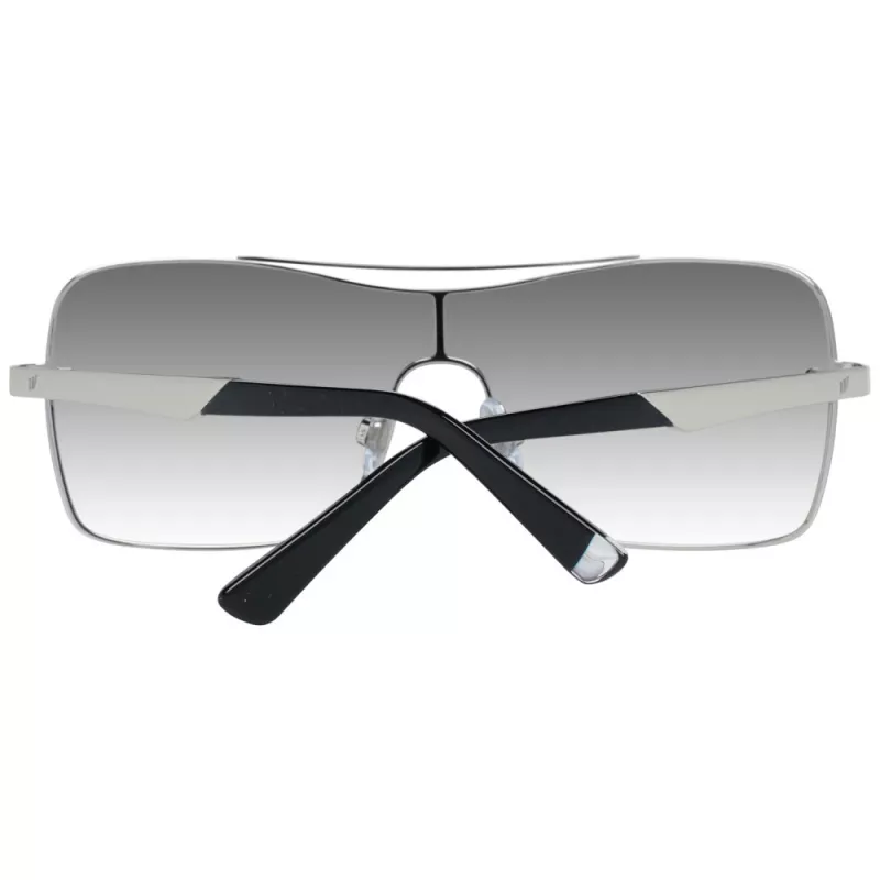 Óculos de sol unissexo WEB EYEWEAR WE0202-16C, armação preta brilhante, lentes cinzentas, 54 mm