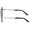 Óculos de sol unissexo WEB EYEWEAR WE0202-16C, armação preta brilhante, lentes cinzentas, 54 mm