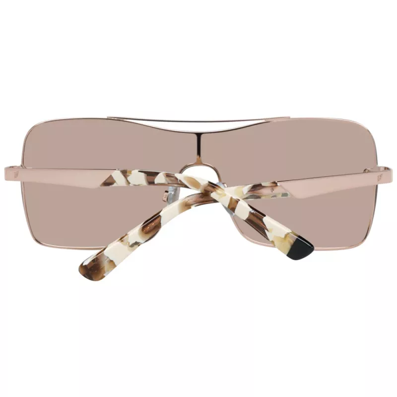 Óculos de sol unissexo WEB EYEWEAR WE0202-34G, acetato Havana, lentes em policarbonato verdes, UV400
