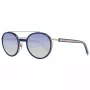 Óculos de sol unissexo WEB EYEWEAR WE0225-5290W, armação preta, lentes cinzentas, 52/22/145 mm