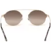 Óculos de sol unissexo Web Eyewear WE0243-32G piloto armação dourada lente degradê castanha UV400 58mm
