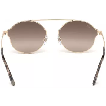 Óculos de sol unissexo Web Eyewear WE0243-32G piloto armação dourada lente degradê castanha UV400 58mm
