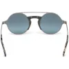 Óculos de sol retangulares unissexo WEB EYEWEAR WE0247-09Q armação de acetato Havana lentes de policarbonato castanhas UV400