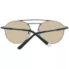 WEB EYEWEAR WE0249-5802G Óculos de sol unissexo armação preta lentes cinzentas 58/18/145 mm