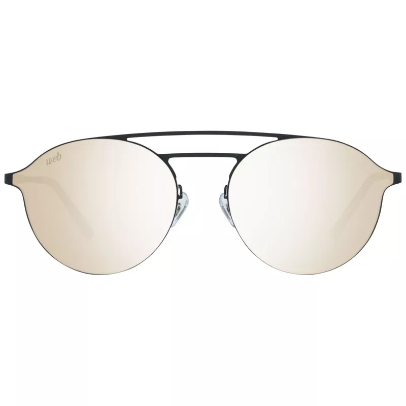 WEB EYEWEAR WE0249-5802G Óculos de sol unissexo armação preta lentes cinzentas 58/18/145 mm