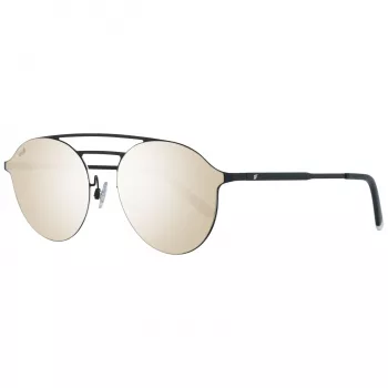 WEB EYEWEAR WE0249-5802G Óculos de sol unissexo armação preta lentes cinzentas 58/18/145 mm