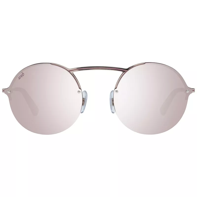 Óculos de sol unissexo WEB EYEWEAR WE0260-5434U Havana armação de acetato lentes de policarbonato verdes 54/21/145 mm