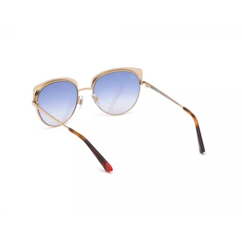 Óculos de sol borboleta de mulher WEB EYEWEAR WE0271-5532W Havana acetato castanho degradê UV400 55/18/140