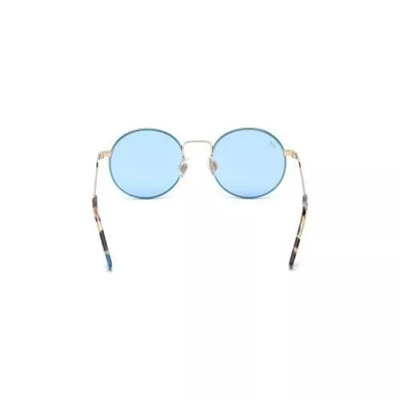 Óculos de sol de mulher Cat-Eye WEB EYEWEAR WE0254-32V armação de acetato Havana Brown lente degradê castanha 49 mm