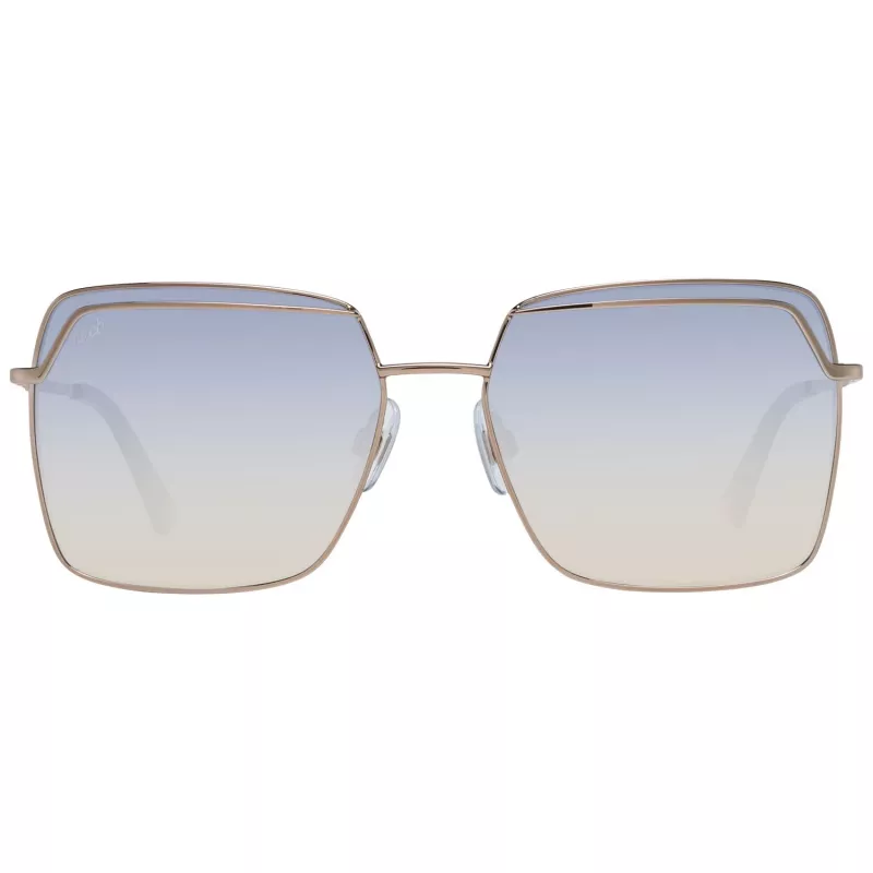 Óculos de sol de mulher WEB EYEWEAR WE0259-5734W olho de gato Havana acetato castanho lentes degradê 57 mm