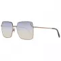 Óculos de sol de mulher WEB EYEWEAR WE0259-5734W olho de gato Havana acetato castanho lentes degradê 57 mm
