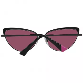 Óculos de sol WEB EYEWEAR mulher quadrados de acetato WE0272-5901Z - armação preta lentes cinzentas 59mm