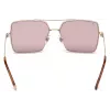 Óculos de sol de mulher WEB EYEWEAR WE0210-28Y Havana castanho acetato armação angular UV400
