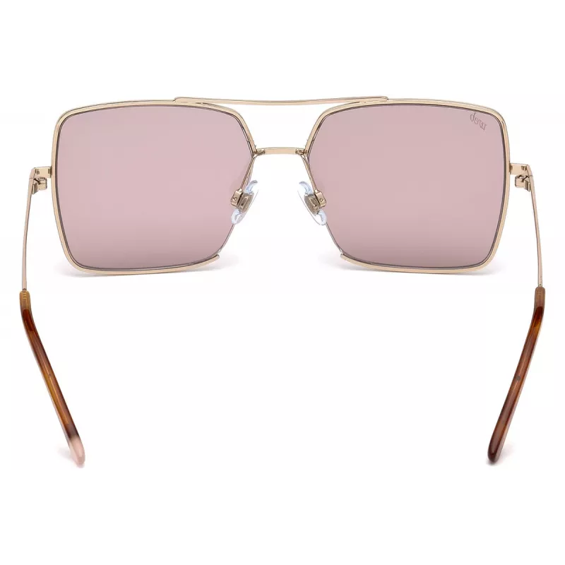 Óculos de sol de mulher WEB EYEWEAR WE0210-28Y Havana castanho acetato armação angular UV400