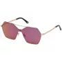 Óculos de sol de mulher WEB EYEWEAR WE0213-34Z Havana castanho tartaruga acetato armação quadrada 59 mm