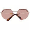 WEB EYEWEAR Óculos de sol de mulher WE0258-5833G Havana acetato armação quadrada lentes castanhas degradê 58/18/140 mm