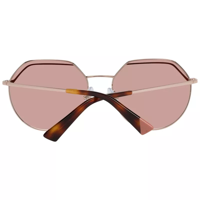 WEB EYEWEAR Óculos de sol de mulher WE0258-5833G Havana acetato armação quadrada lentes castanhas degradê 58/18/140 mm