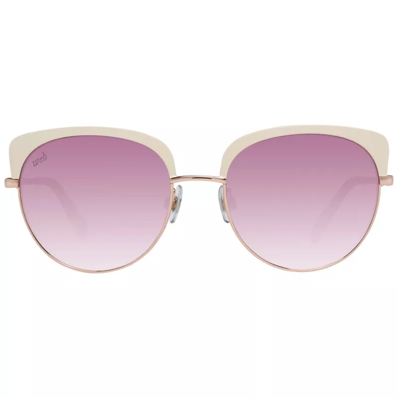 Óculos de sol de mulher WEB EYEWEAR WE0271-5533Z havana castanho quadrados acetato lente degradê 55mm