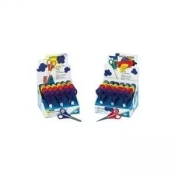 WEDO 73 30 conjunto de tesouras de arte e artesanato, 3 peças, lâminas em aço inoxidável, multicolor, cabo reto
