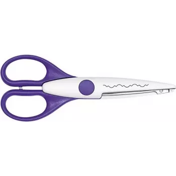 WEDO 77 1907 Tesoura de artesanato com corte decorativo violeta