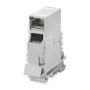 Weidmueller IE-TO-RJ45-C tomada RJ45 para calha DIN, Cat.6A blindada