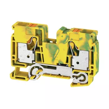 Weidmüller A2C 16 PE Borne de série, série A, PUSH IN, 16 mm², verde/amarelo