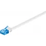 Wentronic 96314 Cabo de rede Cat6a U/UTP 1 m branco