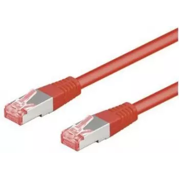 Wentronic CAT 6-150 LC SSTP PIMF cabo patch Gigabit Ethernet de 1,5 m vermelho RJ-45 para RJ-45 ficha/ficha banhado a ouro 95571