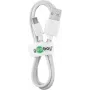 WENTRONIC Goobay 38665 cabo USB 2.0, ficha USB-A para ficha Micro-USB B, 0,5 m, branco