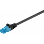 Wentronic Goobay 55415 cabo de rede patch Cat6a U/UTP, RJ45, 30 m, preto