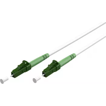 Cabo Patch de fibra ótica OS2 Single-Mode WENTRONIC Goobay 59586 LC/APC para LC/APC, 3 m, branco, LSZH