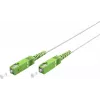 Cabo de rede de fibra ótica SC/APC para SC/APC Single-Mode OS2 Wentronic Goobay 59596, 3 m, LSZH, branco