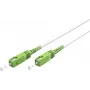 WENTRONIC Goobay 59599 Cabo de patch de fibra ótica OS2 Single-Mode SC/APC para SC/APC, 15 m, LSZH, branco