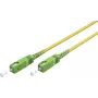 Cabo patch de fibra ótica OS2 monomodo Wentronic Goobay 59641, SC/APC para SC/APC, 5 m, amarelo, LSZH