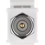 Cabo de passagem WENTRONIC Goobay 79955 ultraplano para janela/porta ficha F, ficha F para conector fêmea F, branco, secção plana 26 cm