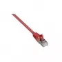 Cabo de rede Wentronic Goobay CAT 5e F/UTP, vermelho, 0,5 m, CCA, RJ45 50150