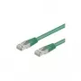 Cabo de rede Wentronic Goobay CAT 5e SF/UTP, verde, 1m, CCA 68043