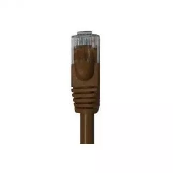 Wentronic Goobay Cabo de rede CAT 6 plano, U/UTP, castanho-escuro, 0,5 m, cobre 95889