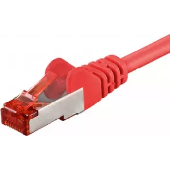Wentronic Goobay Cabo de rede CAT 6, S/FTP (PiMF), vermelho, 50 m - LSZH isento de halogéneos, cobre 68287