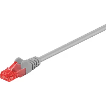 Cabo de rede Wentronic Goobay CAT 6, U/UTP, cinzento, 20 m - LSZH sem halogéneos, cobre (93690)