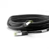 Cabo de rede Wentronic Goobay CAT 8.1 S/FTP, LSZH, preto, 1 m 66721