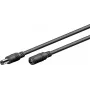 Wentronic Goobay cabo de extensão DC 5 m preto 76671